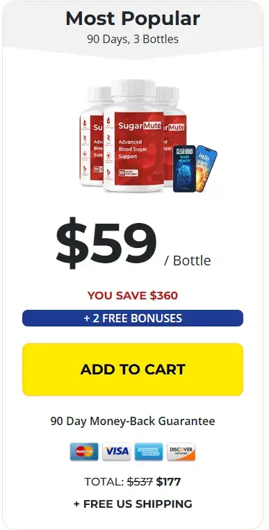 SugarMute three bottles order